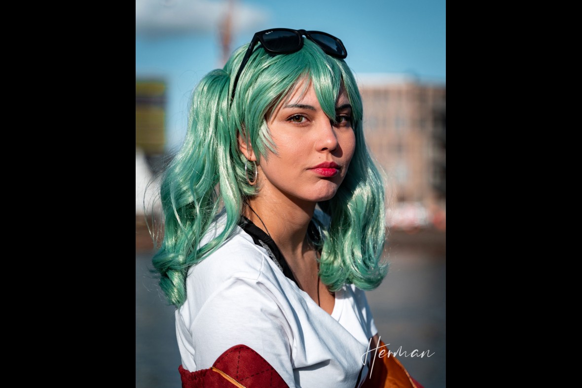 Portret fotoshoot met Naomi - Cosplay aan het Wantij in Dordrecht