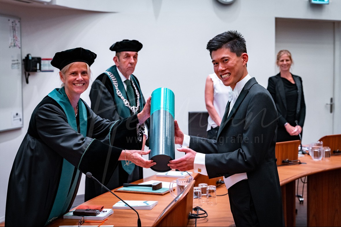 Promotie fotograaf - PhD Erasmus Universiteit Rotterdam - Herman Fotografie