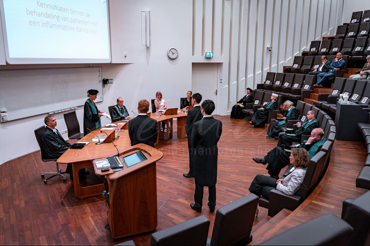 Promotie fotograaf - PhD Erasmus Universiteit Rotterdam - Herman Fotografie